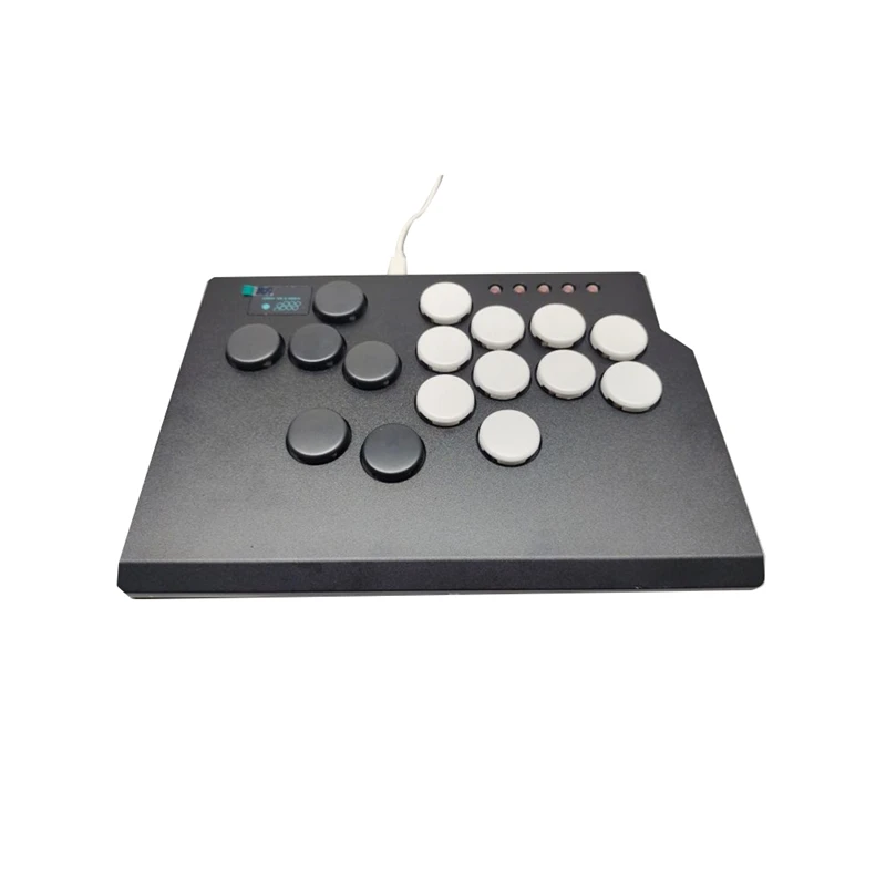 Pengendali Hitbox Joystick Keyboard Game 16 Tombol untuk Pc/Ps3/Ps4/Ps5/ Hadiah Pc Arcade Uap A