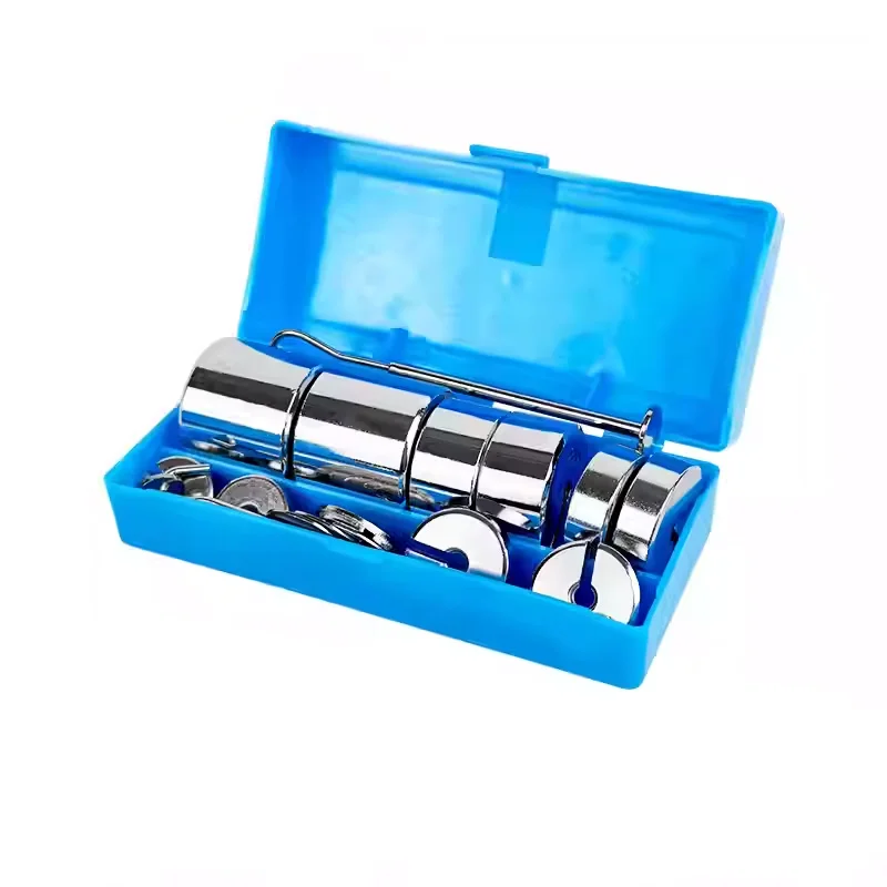 Metal Slot Code Slotted Mass with Hanger Weights Alloy Steel for Experiment Labs 17pcs set weigh