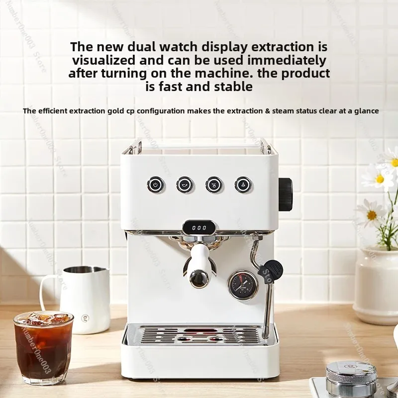 

3005L Italian coffee machine Semi-automatic household small extraction machine Milk foam machine