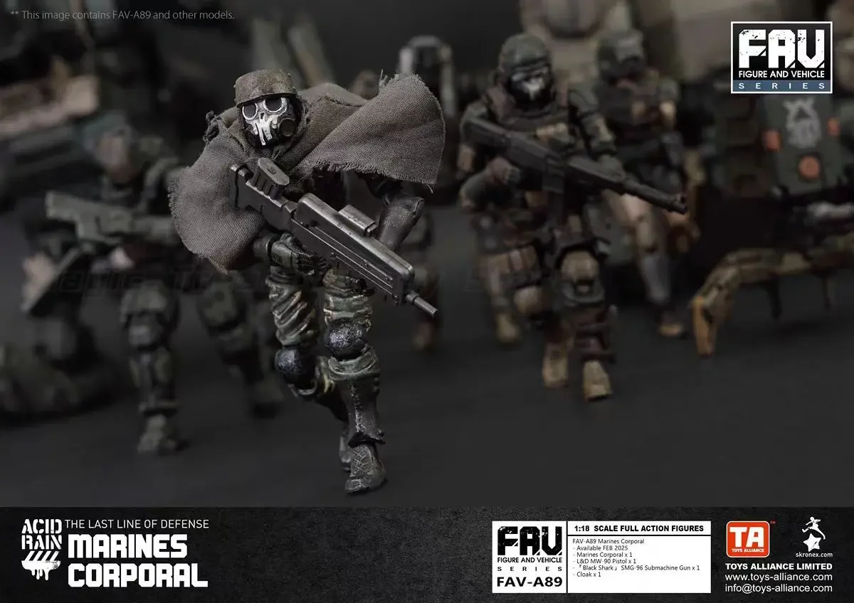 

【MT】Acid Rain War FAV-A89 Marine Corporal/Navy 1/18 Action Figure Model Toy Ornament