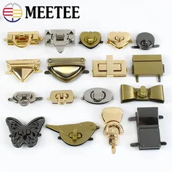 2/5Pcs Metal Bag Lock Buckles Twist Turn Locks Handbag Closure Clasp Purse Decoration Hooks DIY Sewing Hardware Accessories