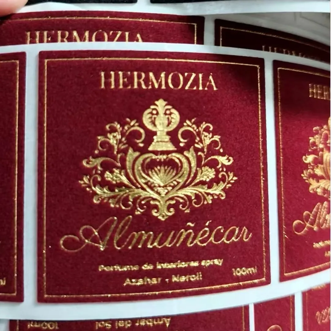 

Custom Velvet Labels | Luxury Vinyl Candle Stickers | Personalized Printed Packaging Labels