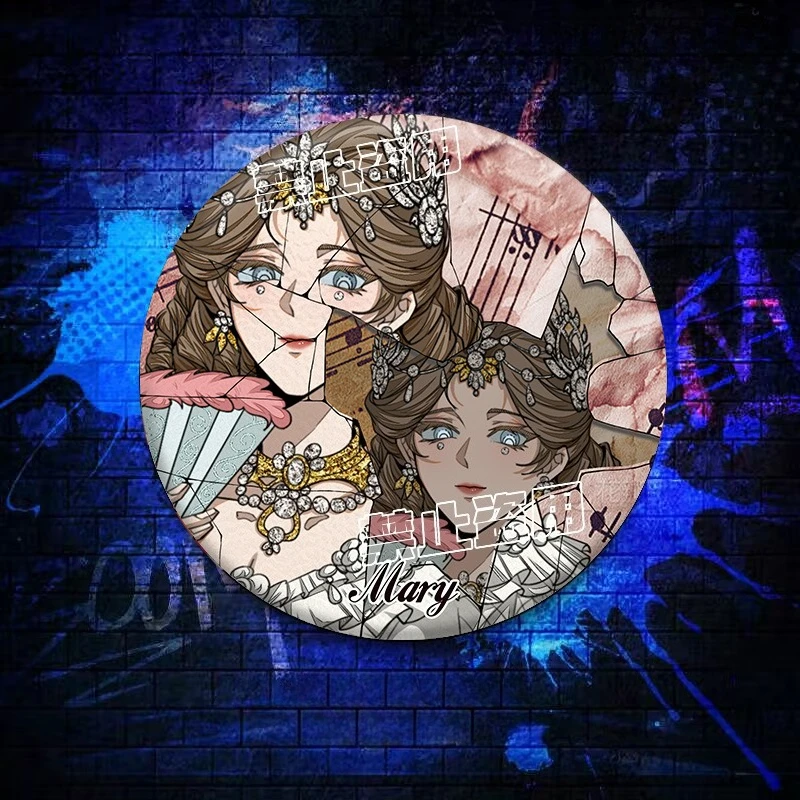 لعبة الهوية الخامس انعكاس شارة فلاش مزدوج Naiad/ميكانيكي/راقصة/حديقة ACG السلع حقيبة قلادة الديكور هدية المفضلة