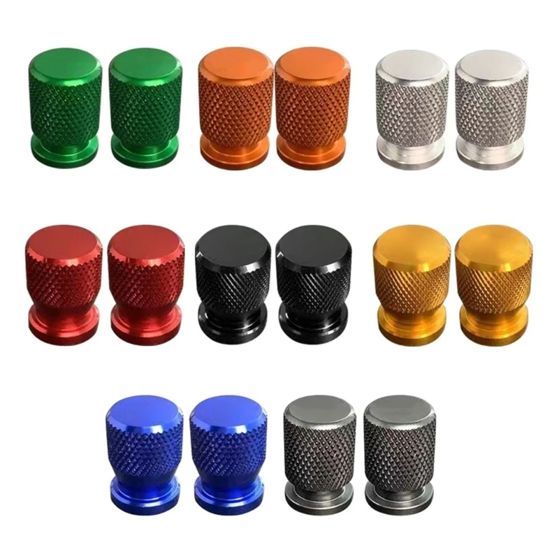 2024 New Fashion Motorcycle Wheel Tire Valves Caps, Multiple Color Selection Maintenance