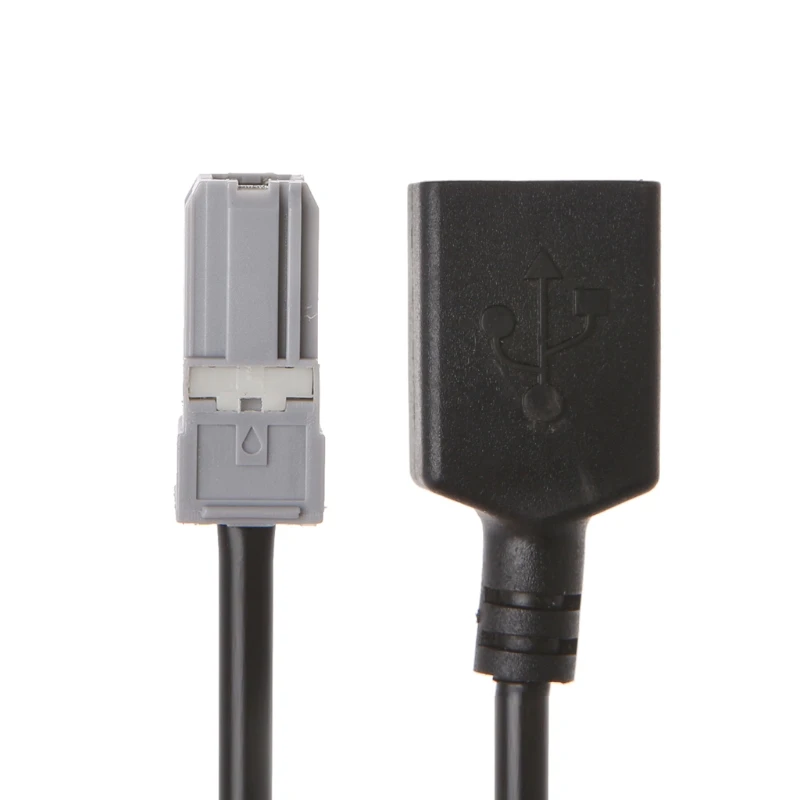 652F Car Aux o Media Wire To USB Adapter Conector For for EZ