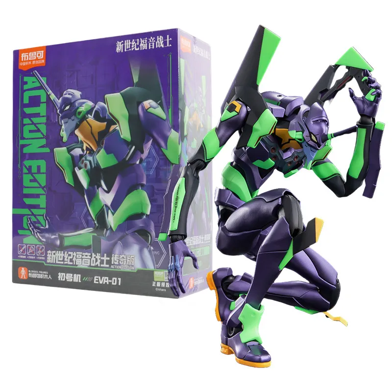 

Оригинальная производственная модель BLOKEES 17 см EVA 01 EVANGELION-01, АКЦИОННАЯ ИЗДАНИЯ, собранная подвижная модель