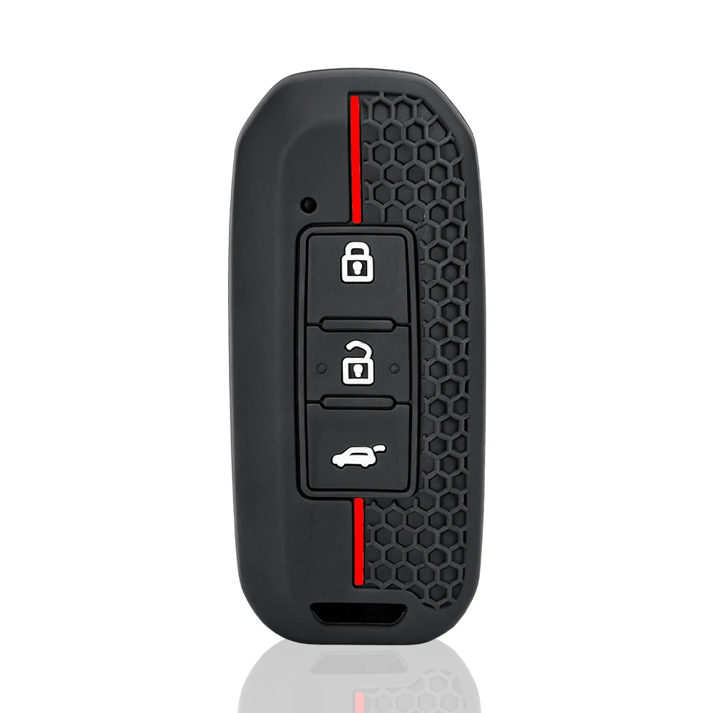 For Chevrolet Blazer Optra Turbo Hector Enjoy Captiva 3 Buttons Silicone Key Case Original Smart Remote Control Car Key Shell
