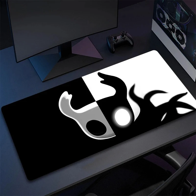

Игровые аксессуары Hollow Knight, коврик для мыши, офисный ноутбук, игровой шкаф с героями мультфильмов, коврик для мыши, ПК, аниме, милый HD настольный коврик, большой ковер