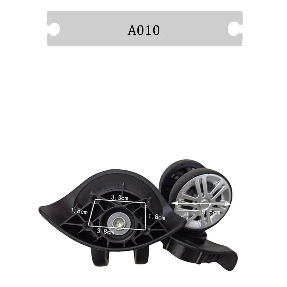 For HONGLI A010 Universal Wheel Replacement Suitcase Rotating Silent Smooth Convenient Shock Absorbing Accessories Caster Wheels