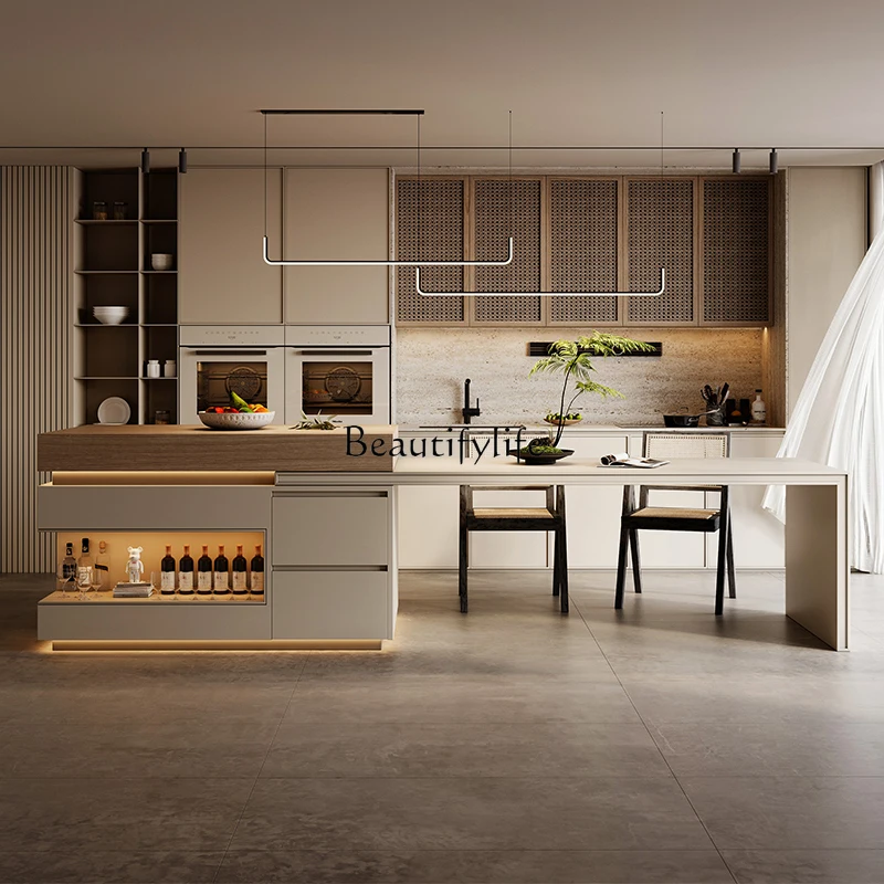 طاولات الطعام الإيطالية الشمال تصميم خشبي تخزين طاولات الطعام الحديثة الفاخرة صالون المطبخ الطبيعي ميسا Comedor أثاث المنزل