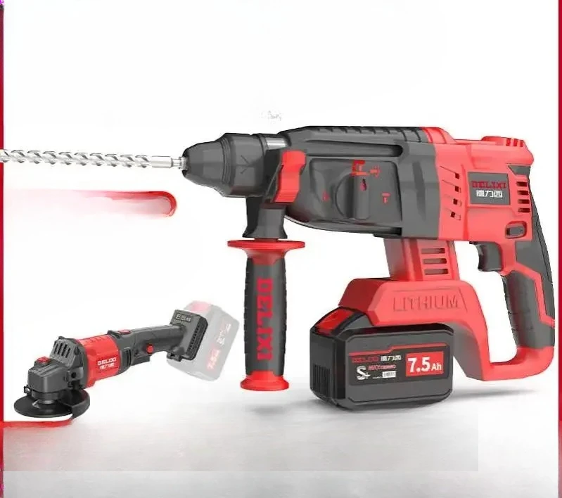 

Бесщеточный перезаряжаемый электрический молоток, электрическая кирка, трехцелевой мощный бетонный литиевый аккумулятор, беспроводной промышленный