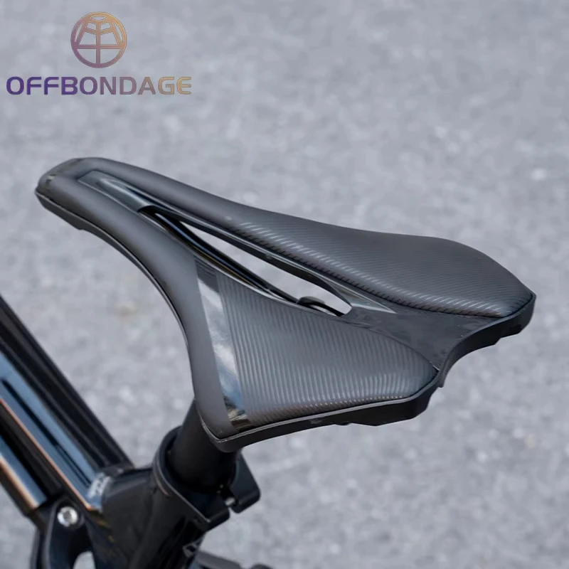 

OFFBONDAGE Cycling Saddle MTB Hollowed-out Breathable Shock Absorption Non-slip PU Comfortable Lightweight Bicycle Accessories