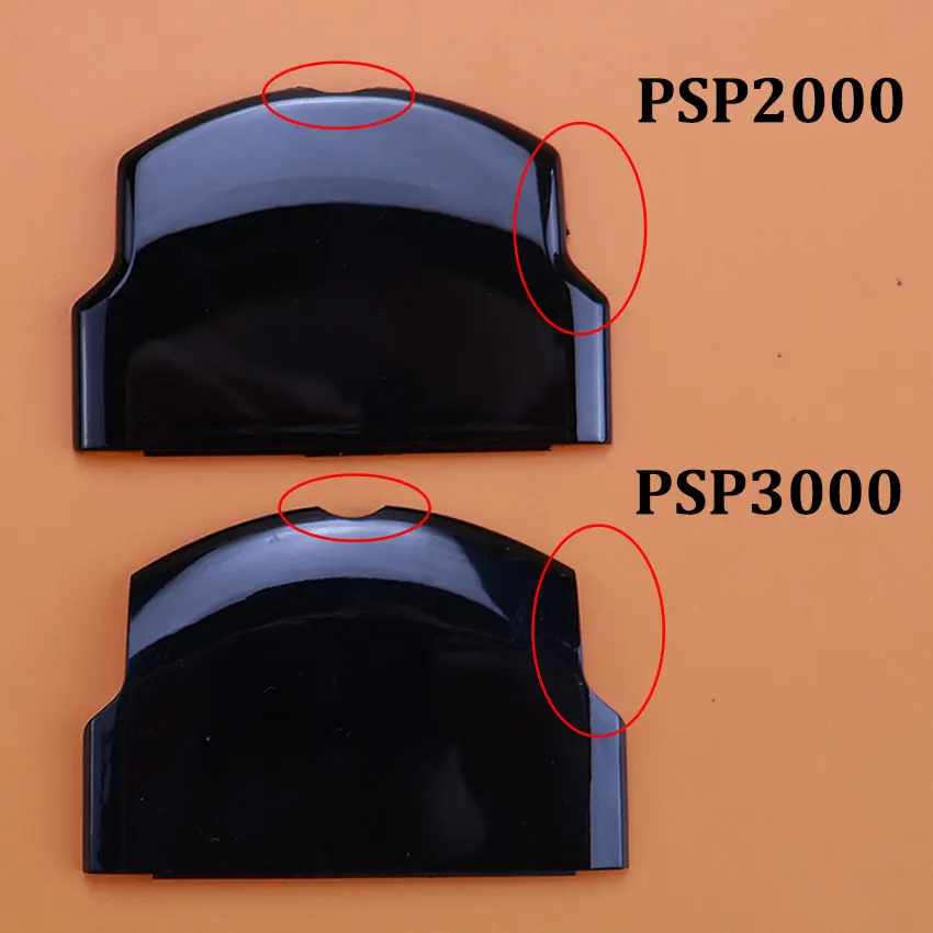 ChengHaoRan 1pcs Replacement Parts Battery Cover Back Door For PSP 3000 PSP3000 Game Machine Back Pack Door Cover Shell