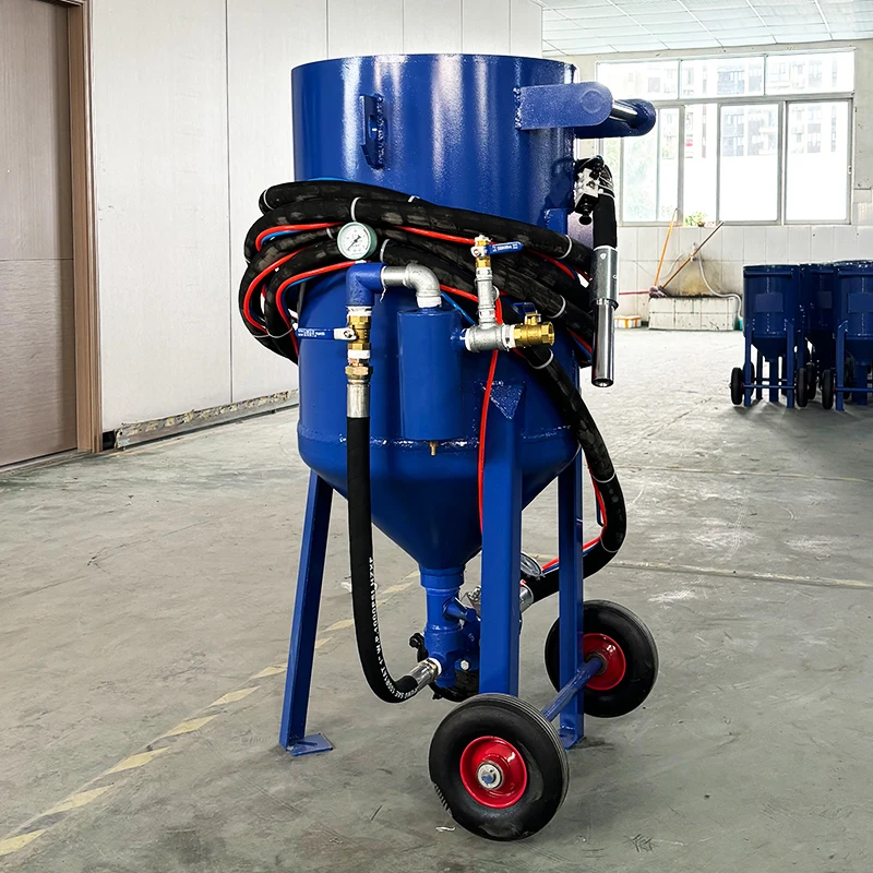 Sandblasting Equipment Wet Blasting Machine Portable for Mechanical Workpiece Surface Preparation Rust Prevention Customized