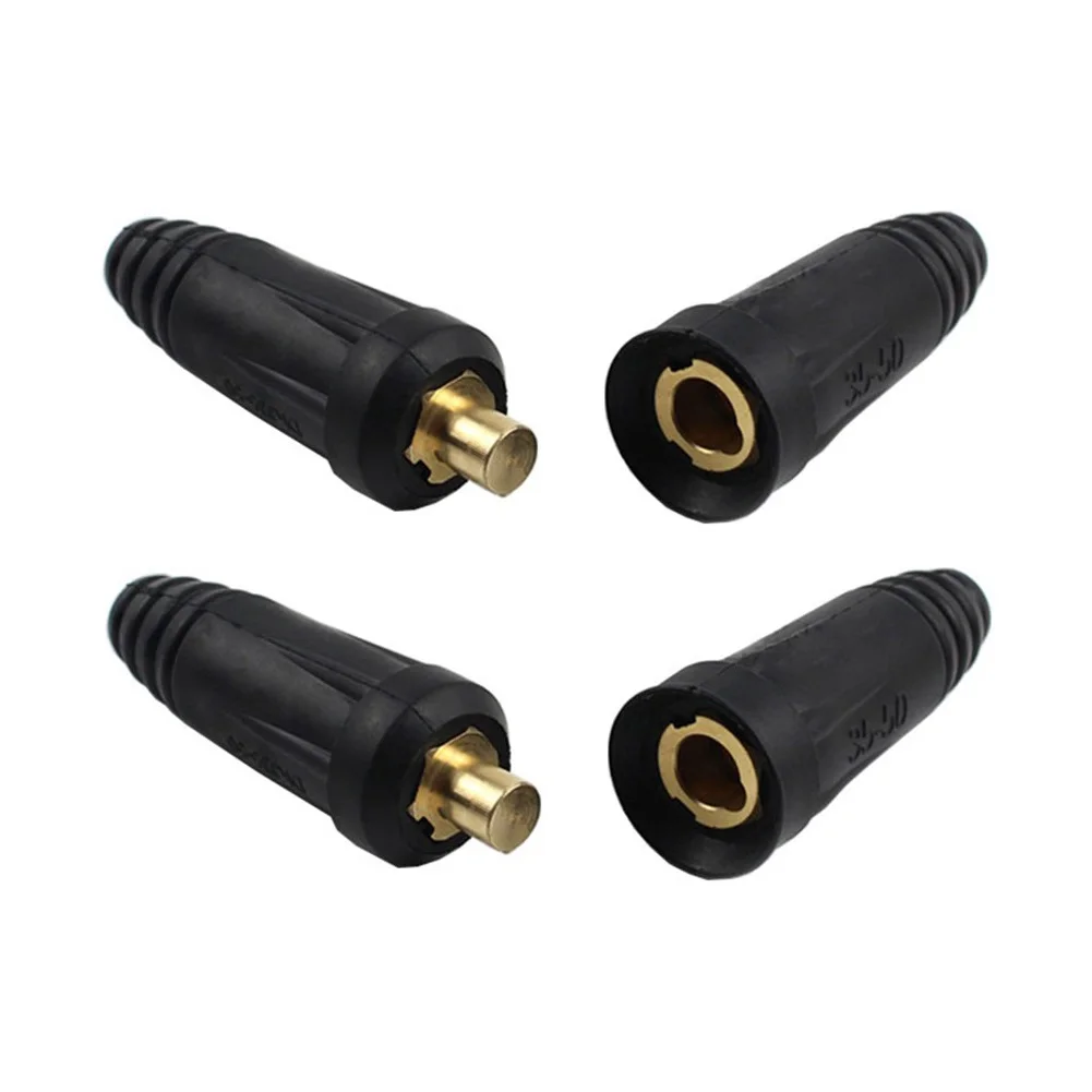 

2 шт. Панельные соединители для сварочных кабелей DKJ35-50 315A, быстроразъемные соединители (папа-мама) для надежного подключения сварочного аппарата