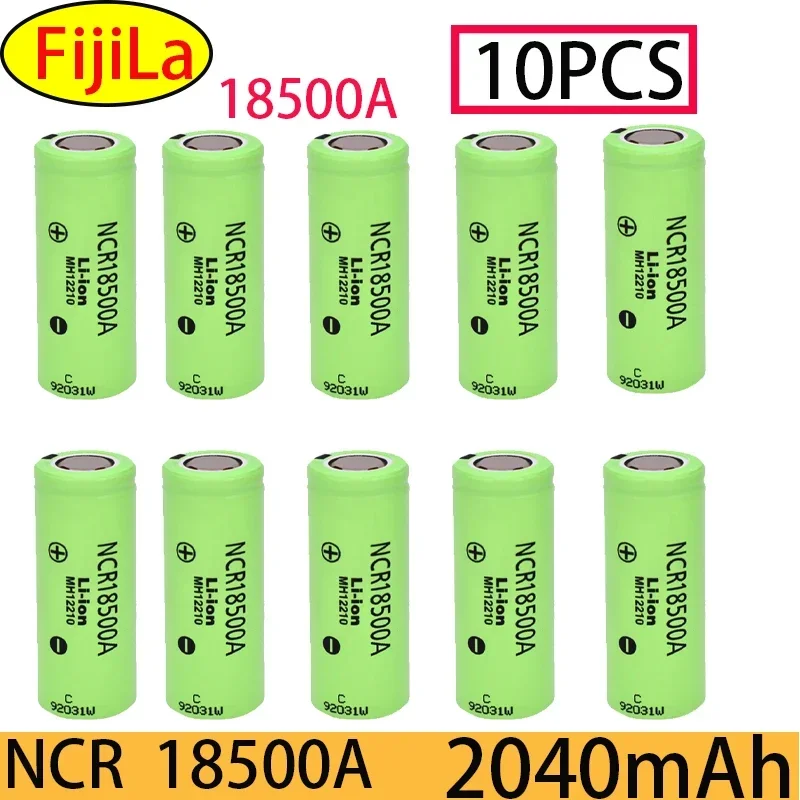 100% Original 3.7V 18500 2040mah Lithium Ion Battery for Camera Cell   NCR18500A 3.6V Battery for Toy Torch Flashlight Ect