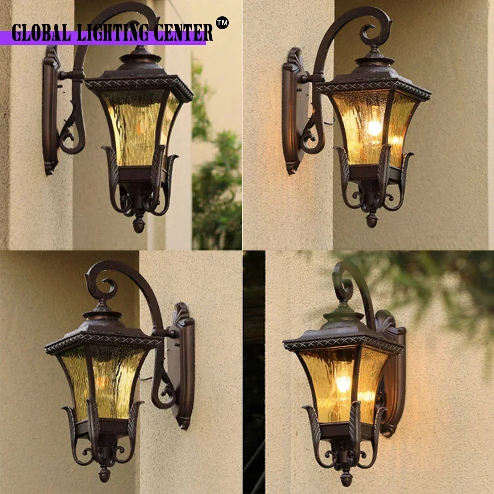 Outdoor Light Wall Aluminum Floral Lamp Waterproof Wall Lamp Home Decor Garden Courtyard Balcony Lamp Lighting 7/9/11