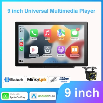 9 inch Universal Car Radio Multimedia Video Player Wireless CarPlay Android Auto For Nissan Toyota Car Audio Touch Screen