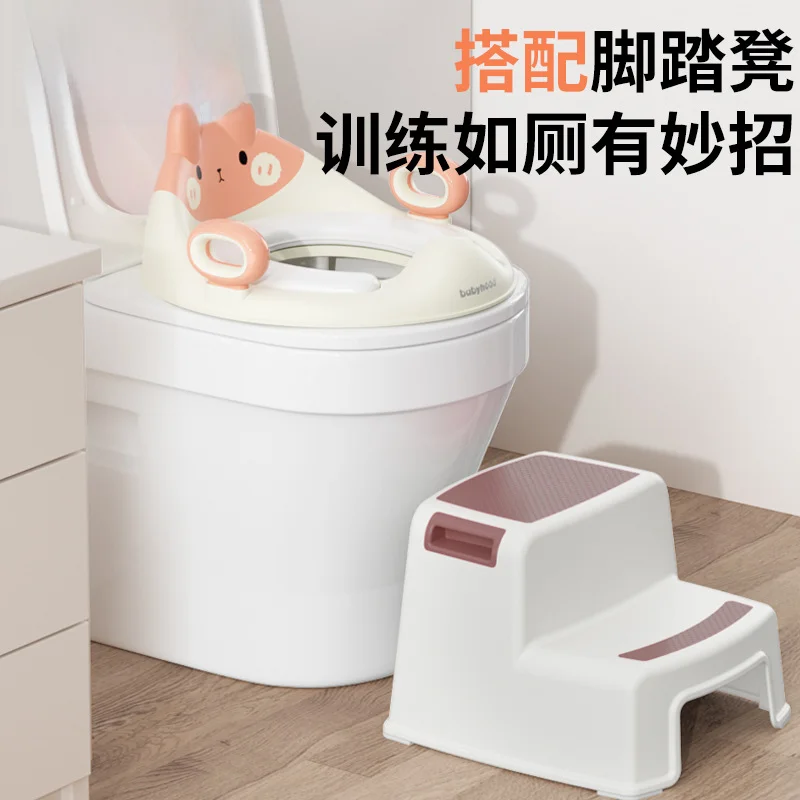 New portable children's toilet seat for both men and women, baby growth toilet seat, toddler assisted toilet seat cushion