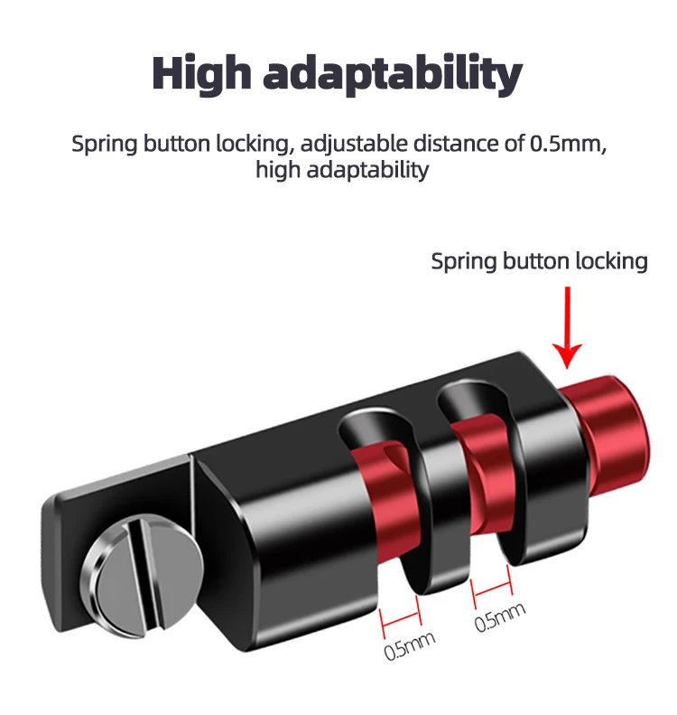 HDMI-kompatible Kabel klemme für Sony A72 A73 Käfig Rig Platte verstellbare Draht clip Organizer Halterung 1/4 "Schrauben Kamera Zubehör – Detail 22