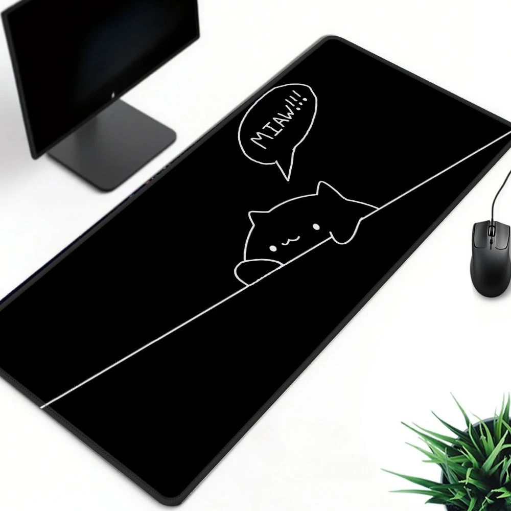 

The mouse pad with a cute cat pattern design and thickened rubber material is durable, anti-slip and easy to clean