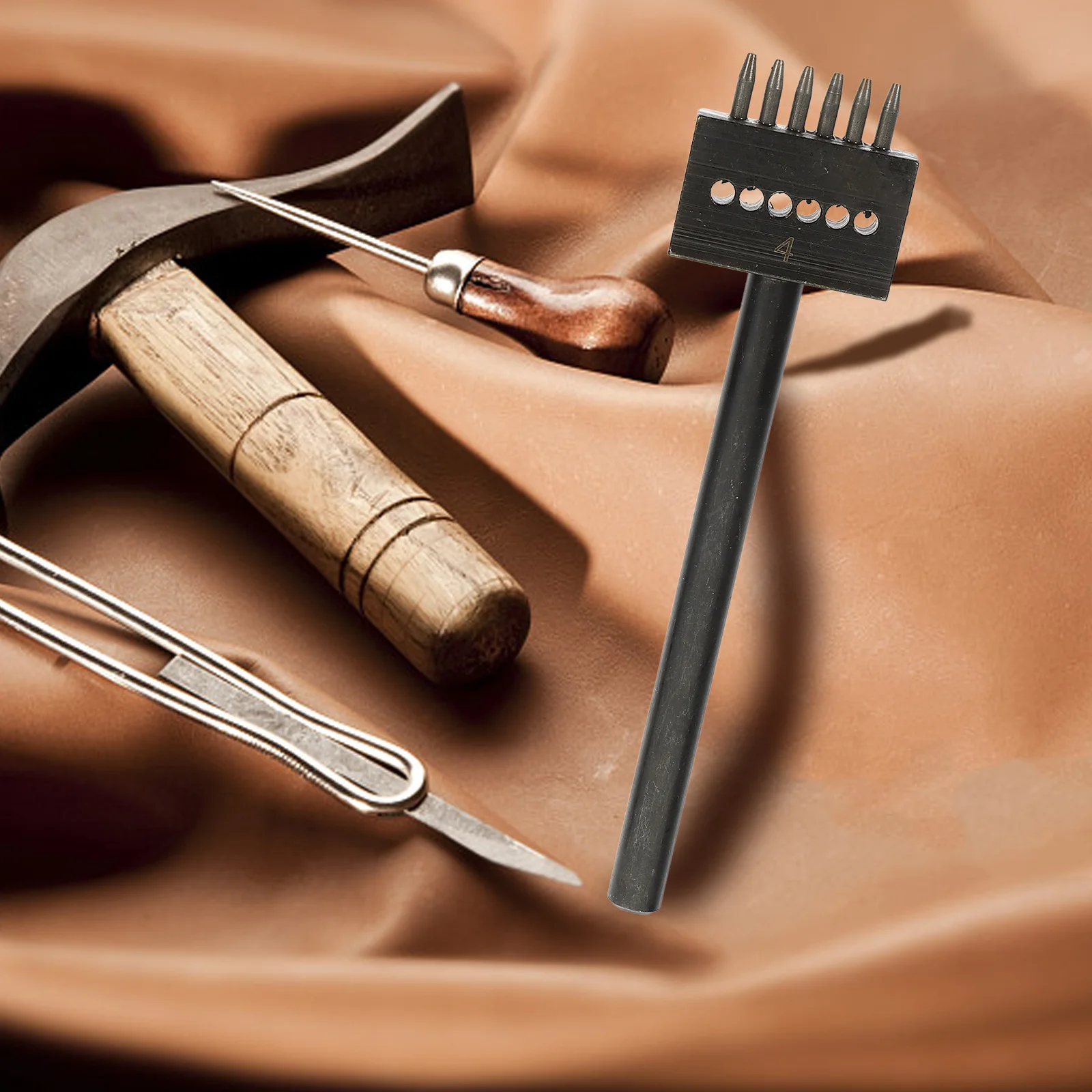 

3Pcs Punching Tool Premium Steel Round Hole Punches DIY Crafts Equipment Handmade Belt Hole Puncher Professional