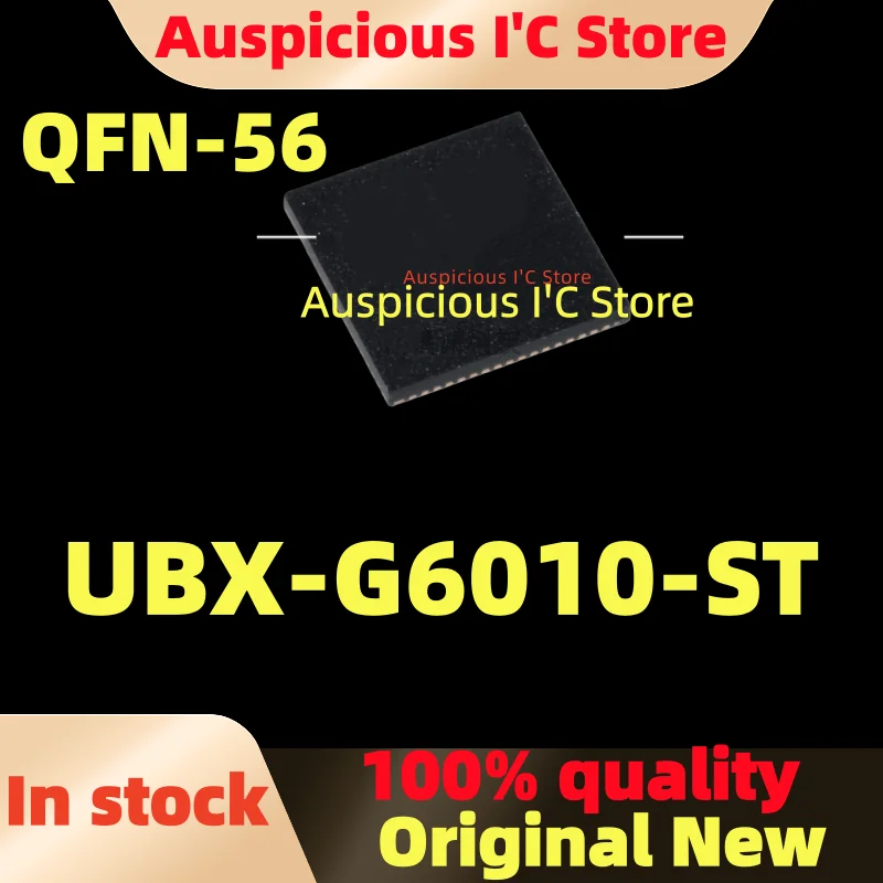 

(5pcs)100%New UBX G6010 ST UBX-G6010-ST QFN-56