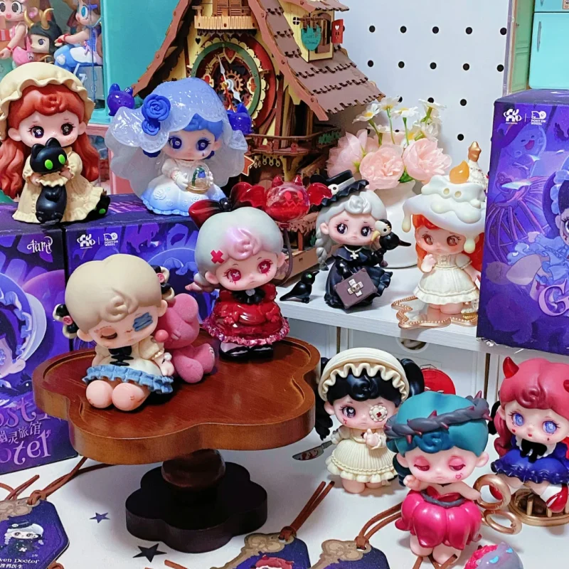 

TARTI Ghost Hotel Series Blind Box Mystery Surprise Box Cartoon Doll Desktop Ornament Collectible Model Gift For Anime Lovers