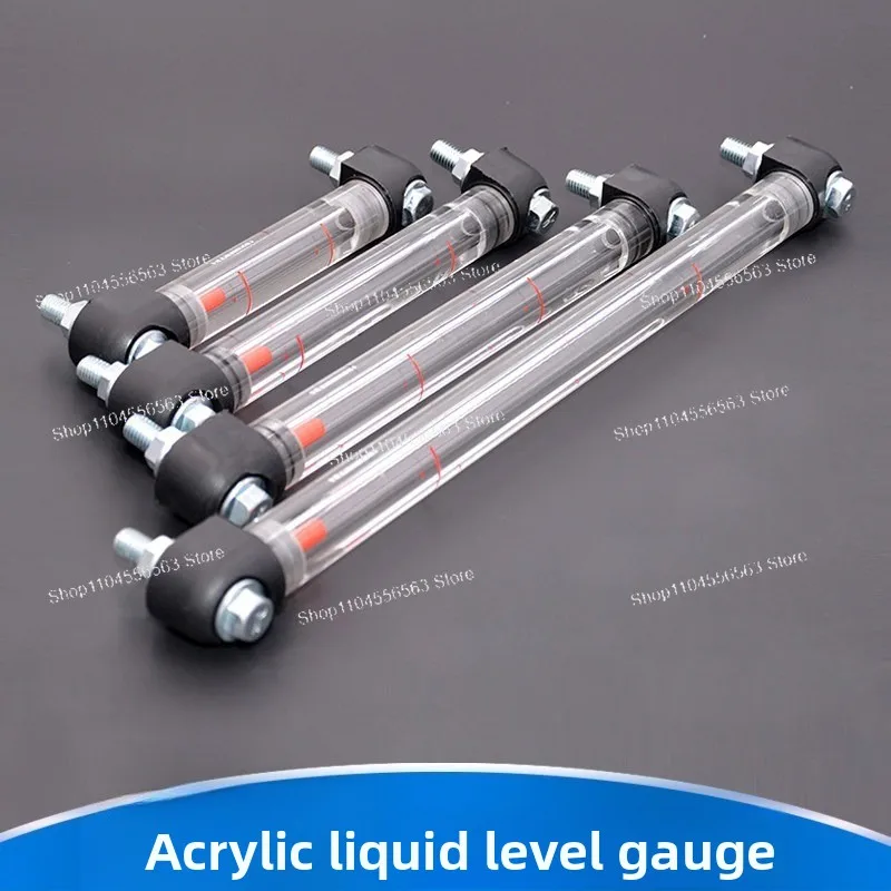 Acrylic Oil & Water Level Gauge, Transparent Sight Glass for Hydraulic Station Oil Tank & Water Tank
