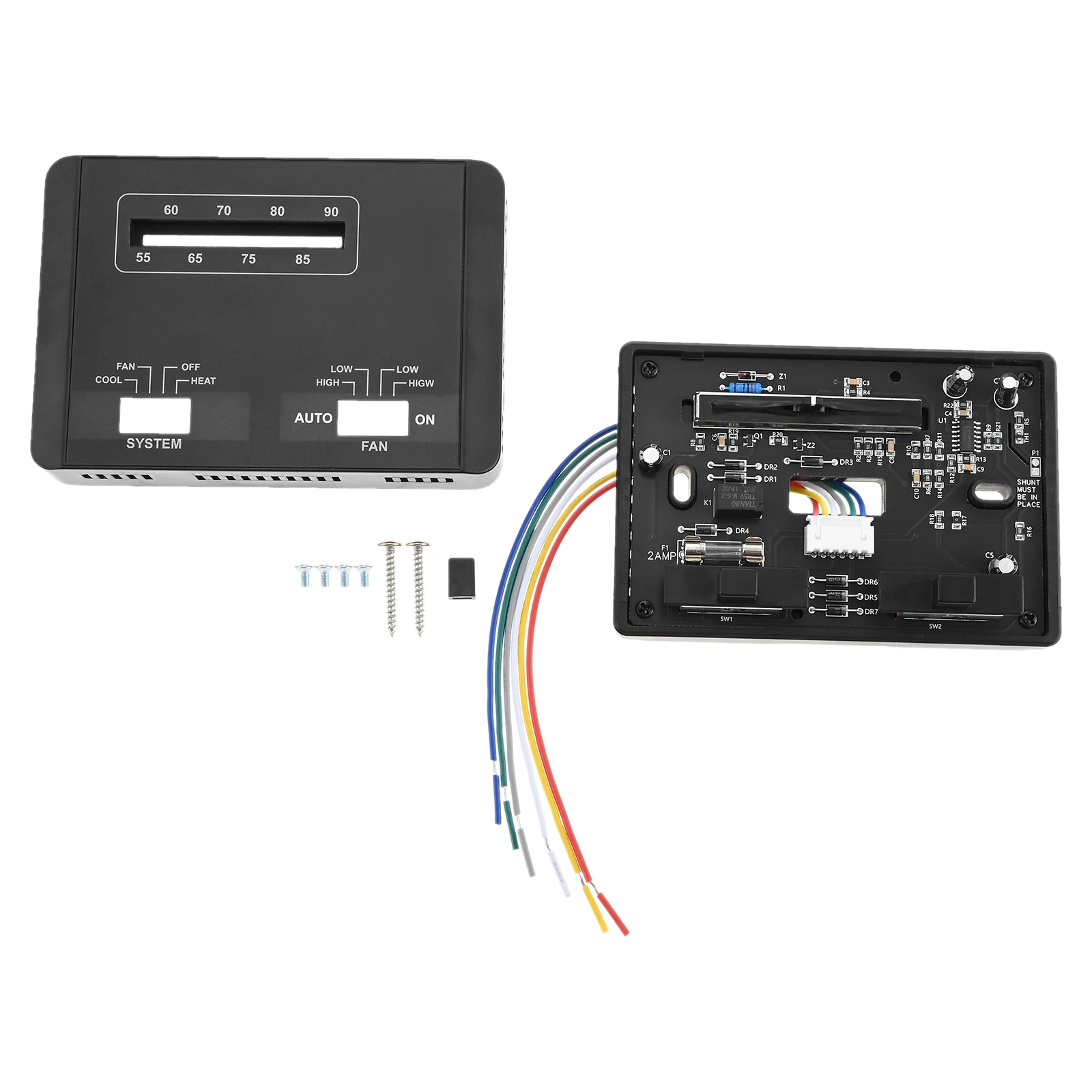 

1 шт. термостат для автодома, тепло/холодный, заменяет 7330F3852, подходит для кондиционеров Coleman Rv Mach 15 Series Mach 3 Plus Series, запчасти для автофургонов