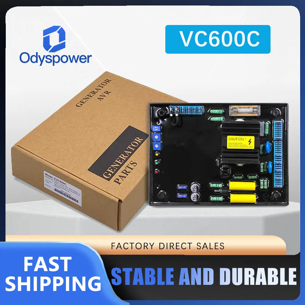 EVC600C AVR Automatic Voltage Regulator Excitation Board, Replacement Generator Accessory for Diesel Genset Spare Parts