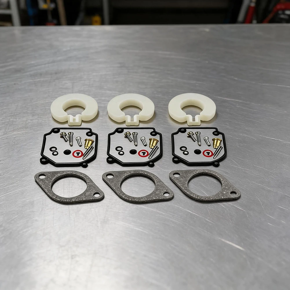 Engine Maintenance Solution Carburetor Repair Kit For Marine Engine Overhaul Precise Fit Gaskets Leak Prevention Design