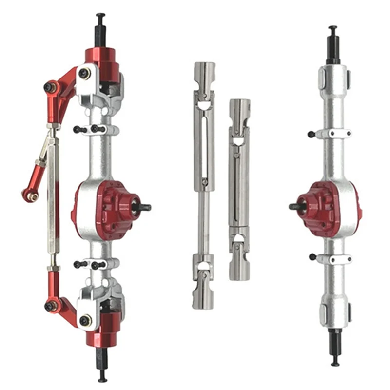 

DELAM-RC Car Upgrade Rear Pull Rod Shock Absorber Kit For 1/12 MN82T LC79 MN82S Mn82pro MN82 RC Car Accessories