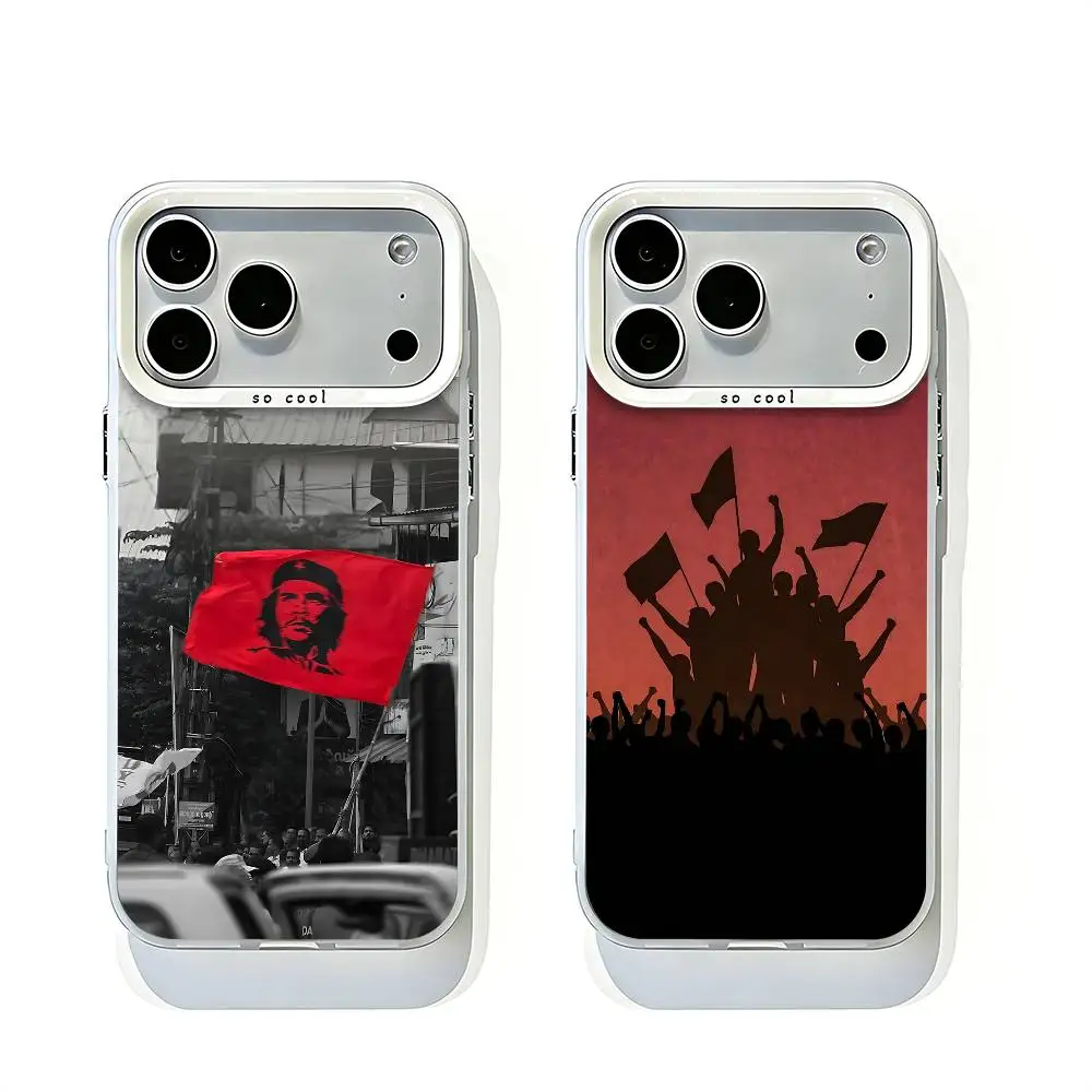 

Radicalism White Matte Bumper Cover For iPhone 17 16 15 14 13 12 11 Pro Max Large Camera Hole Case