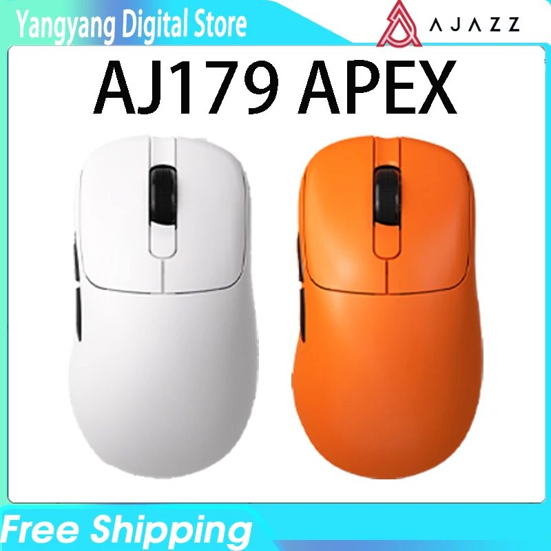 

Беспроводная мышь AJAZZ AJ179 APEX 8K PAW3950 Nordic52840, эргономичная мышь для правшей и киберспорта, Легкие аксессуары для ПК, ворсистые CS