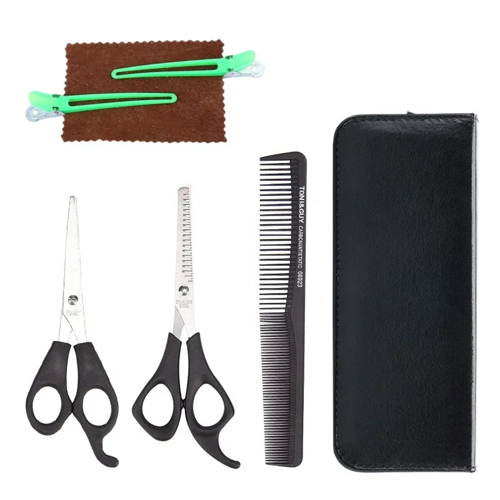 

6.5 Inch Professional Barber Scissors, Hairdressing Shear, 7PCS, Hair Scissors for Cutting, Thinning and Styling