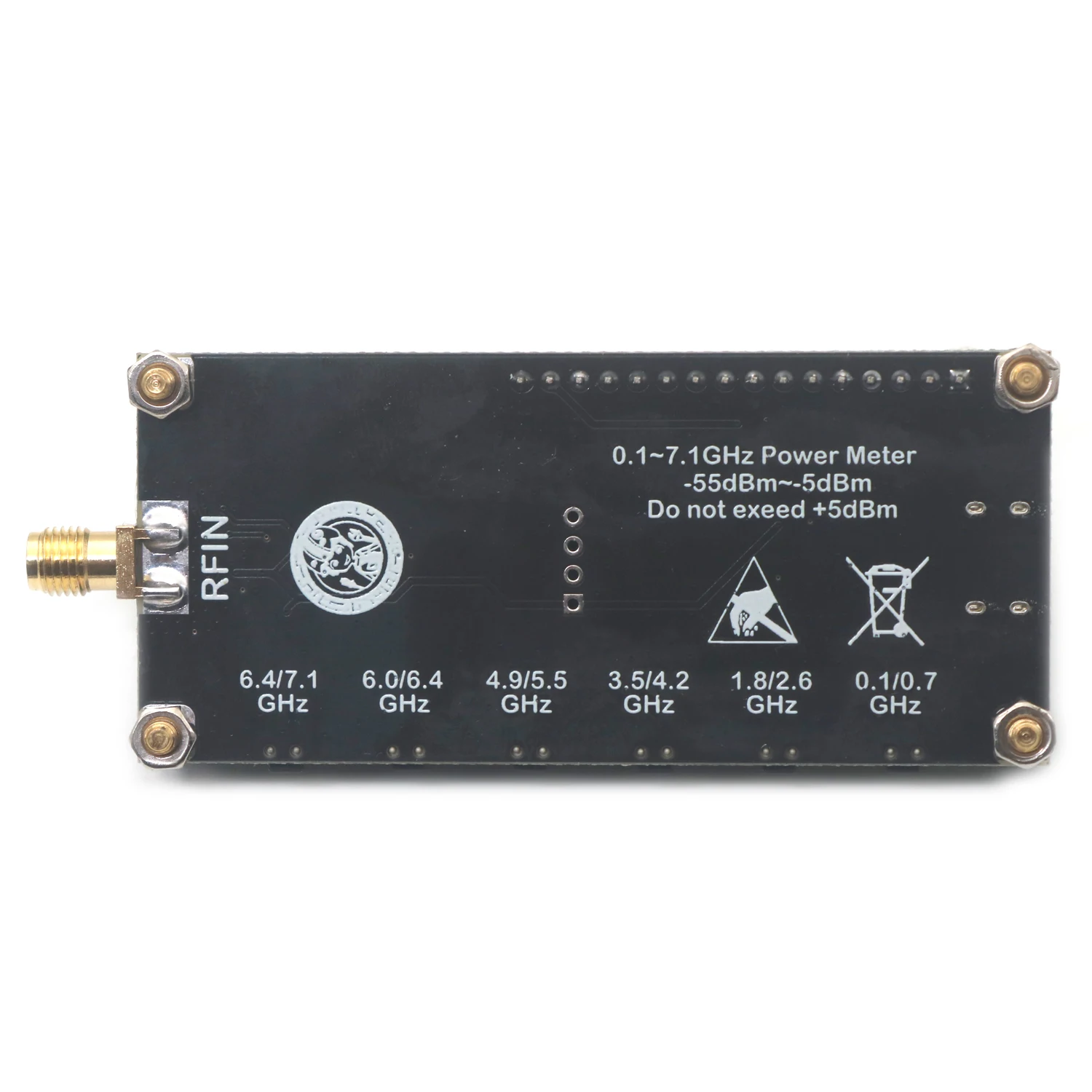 ARW22347 1Mhz-7.1Ghz RF Power Meter Broadband Signal Source Antenna Gain Detector 915M 1.5G 2.4G 5.2G 5.8G Ham Radio Amplifier