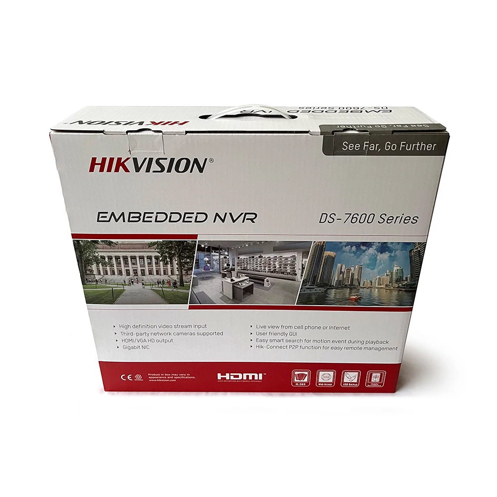 Hikvision DS-7616NI-Q2/16P 4K 16-Channel NVR POE H.265 Q Series 8MP Network Video Recorder for Surveillance