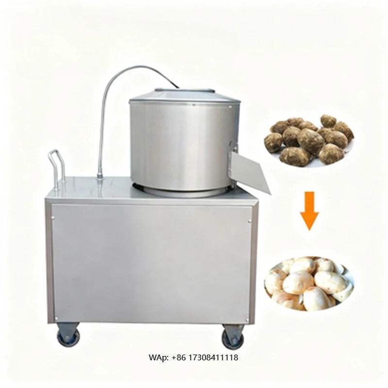 

Fast and automatic electric potato peeling and cleaning machine, made of stainless steel