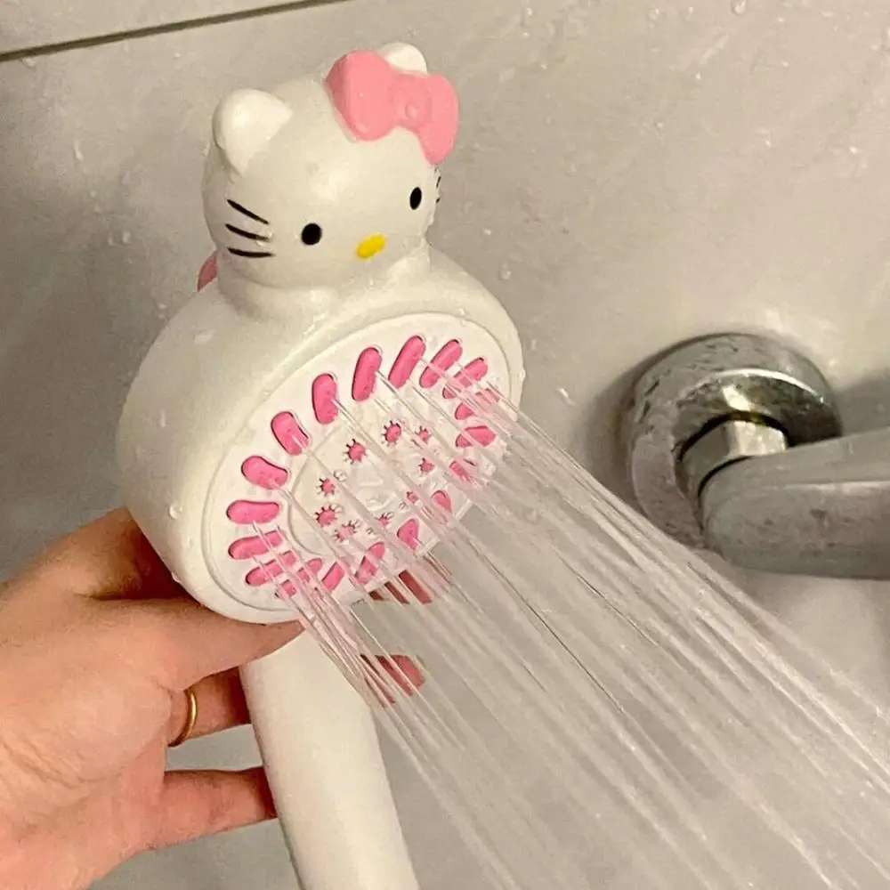 Hello Kitty Adjustment Bathroom Supplies Head Massage Portable Shower Filter Showers for Bathroom Accessories Showerhead Items