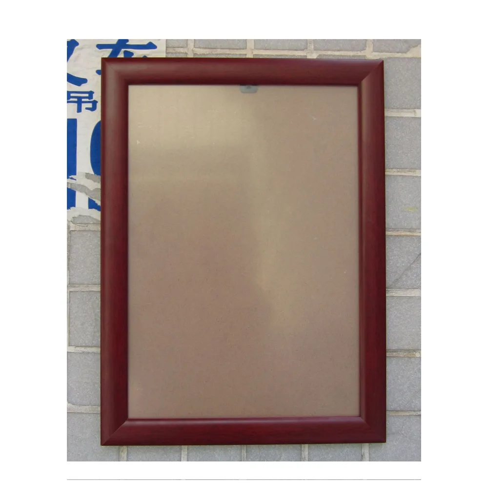 Factory custom solid wood wooden photo frame 7 inch/8 inch 10 inch A4/A3 wooden photo frame simple table certificate frame
