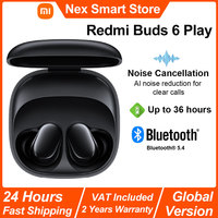 Xiaomi Redmi Buds 6 Play Wireless Bluetooth Earphone, AI Noise Reduction, Touch control Wireless Earphone, Long Endurance BT5.4