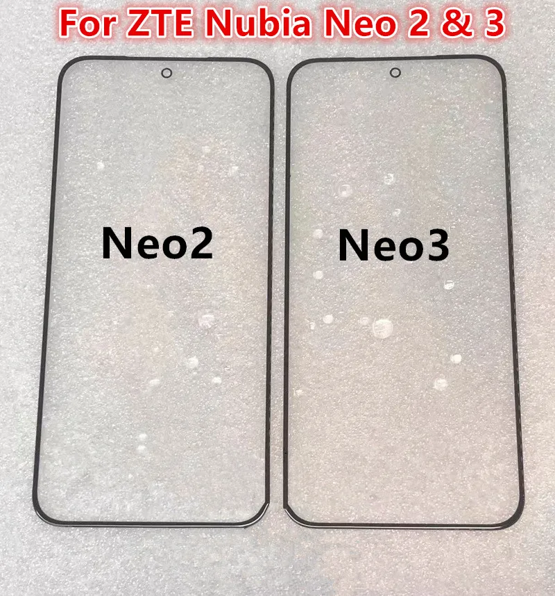

Neo2 Neo3 Outer Screen For ZTE Nubia Neo 2 Z2352N 3 Touch Panel LCD Display Front Glass Cover Repair Replace Parts + OCA