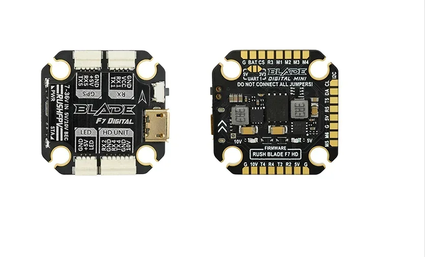RUSHFPV RUSH BLADE F722 MINI HD FPV Flight Controller 3-6S Lipo 20X20mm Digital Analog Device for RC Traversing Machine Drones