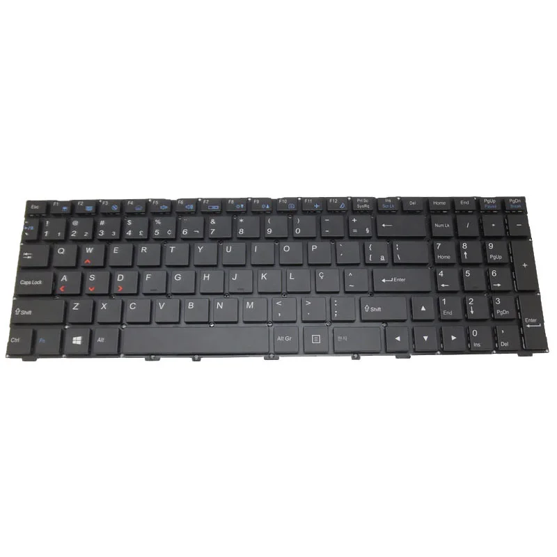 Laptop Without Backlit BR GR Keyboard For Metabox Prime P650HS P650HS-G P650HP P650HP-G Brazil BR German GR Black No Frame New