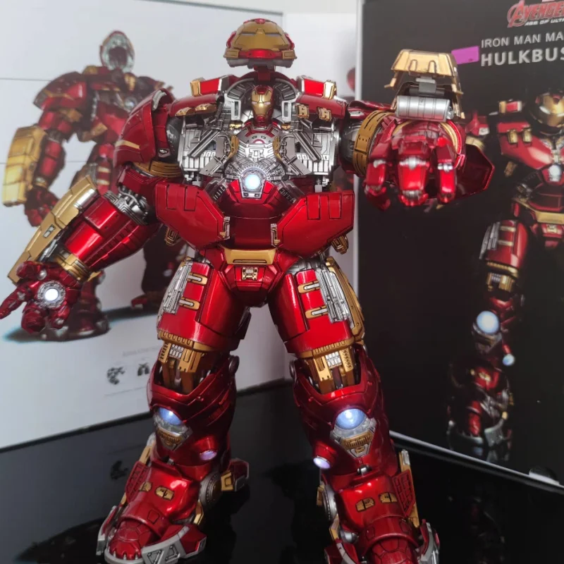 30cm Comicave Marvel The Avengers Iron Man Mk44 Hulkbuster Collection Anime Action Figures Alloy Model Toy For Gift