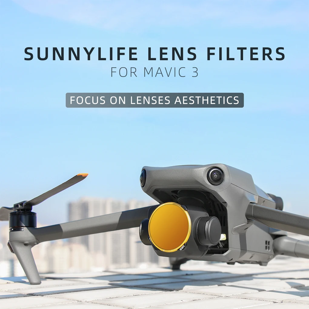 Sunnylife Camera Filter Lens with Carrying Box Multiple Coating Professional Drone Lenses Photography Accessories ND32/PL