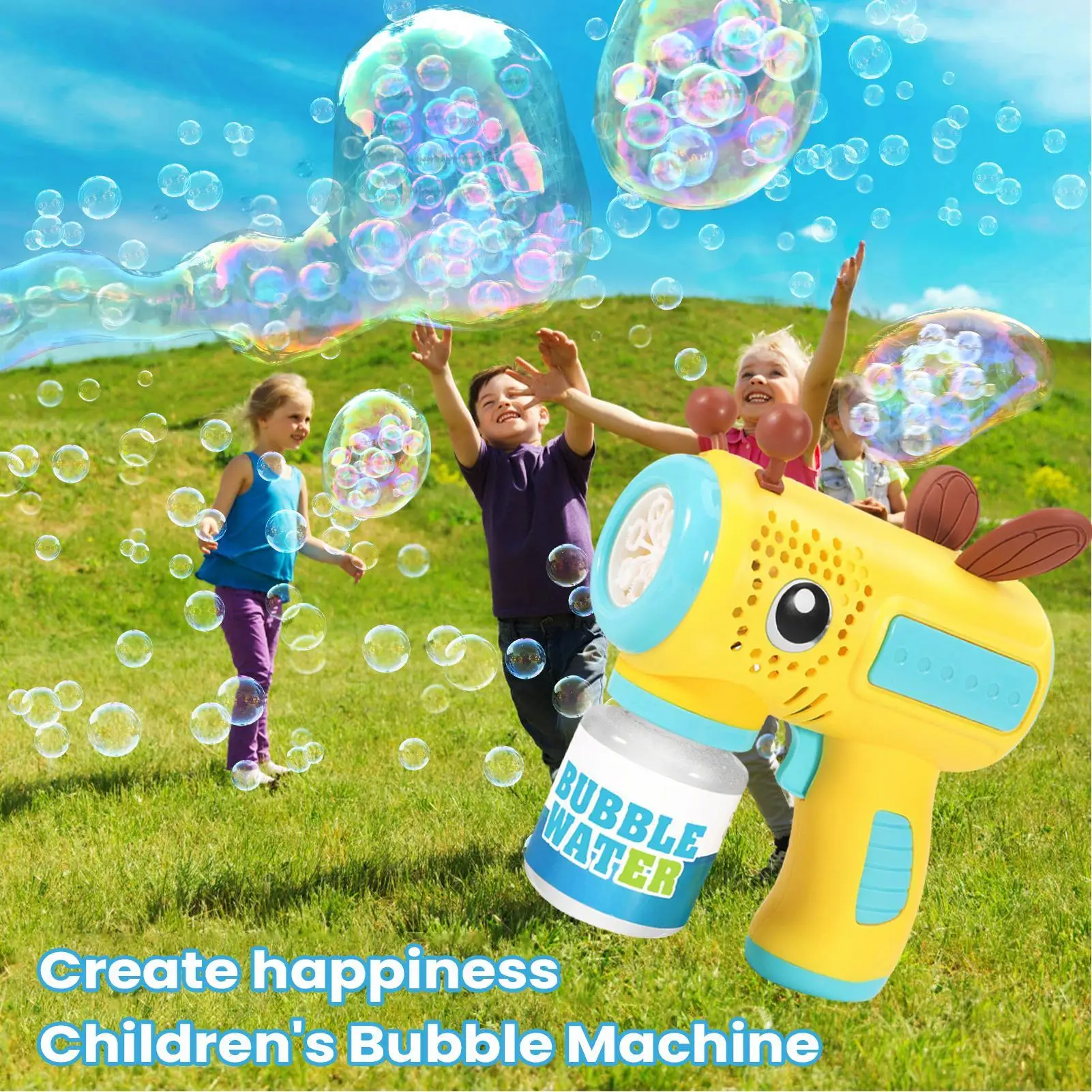 Blase Maschine Cartoon Biene Design Sommer Spielzeug Automatische Blase Spielzeug Für Party Geburtstag Hochzeit Halloween Spielen Im Freien Hinterhof