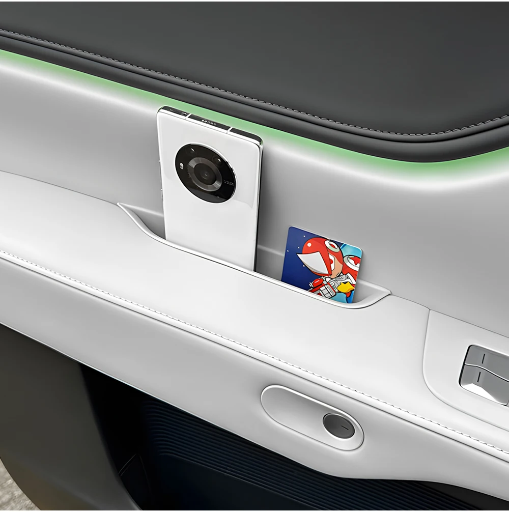 4 Stück Silikon-Aufbewahrungsboxen für Autotüren für Xpeng G6 2023 2024 2025 2026 Türfach-Organizer Innenraum-Zubehör – Detail 19