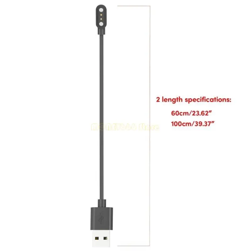F62C Compatible para Watch Lite 2 Adaptador alimentación cable cargador magnético Soporte cable carga rápida